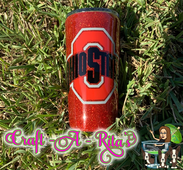 Ohio State Glitter Tumbler  Ohio state crafts, Custom tumbler cups,  Tumbler cups diy